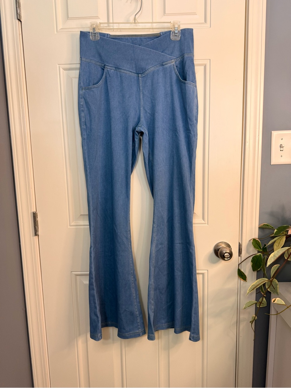 HALARA Light Blue Denim Jacket with Tag